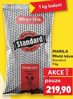 Kaufland MARILA Mletá káva Standard nabídka