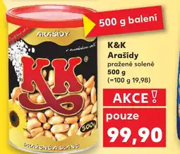 Kaufland K&K Arašídy nabídka