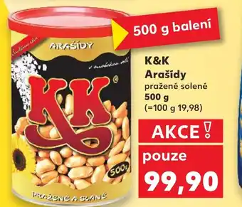 Kaufland K&K Arašídy nabídka