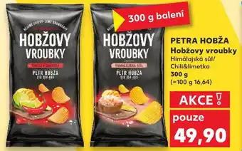 Kaufland PETRA HOBŽA Hobžovy vroubky Himálajská sůl/ Chili&limetka nabídka