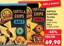 Kaufland ANTICA CANTINA Tortilla Chips nabídka