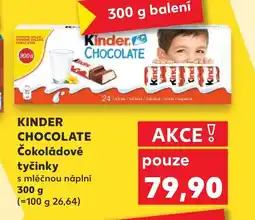 Kaufland KINDER CHOCOLATE Čokoládové tyčinky nabídka