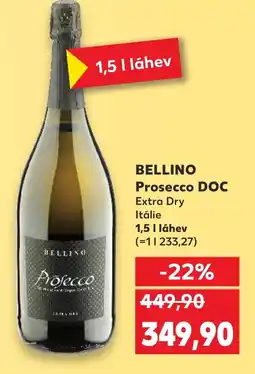 Kaufland BELLINO Prosecco DOC Extra Dry Itálie nabídka