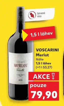 Kaufland VOSCARINI Merlot Itálie nabídka