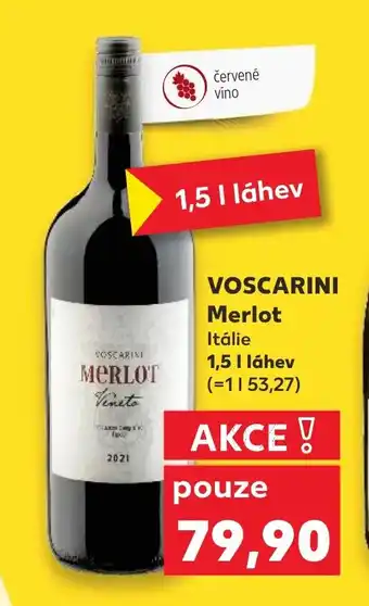 Kaufland VOSCARINI Merlot Itálie nabídka