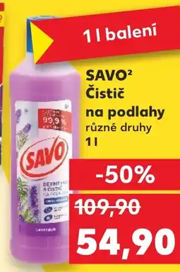 Kaufland SAVO² Čistič na podlahy nabídka