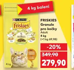 Kaufland FRISKIES Granule pro kočky nabídka