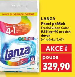 Kaufland LANZA Prací prášek nabídka