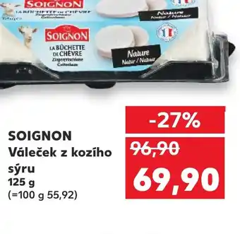 Kaufland SOIGNON Váleček z kozího sýru nabídka