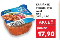 Kaufland KRAJÁNEK Pikantní rybí salát nabídka