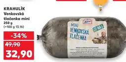 Kaufland KRAHULIK Venkovská tlačenka mini nabídka