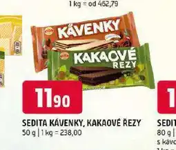 Terno Sedita kávenky nabídka