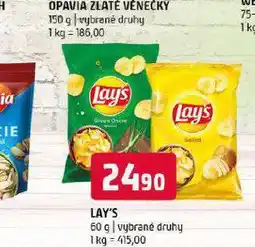 Terno Lay's chipsy nabídka