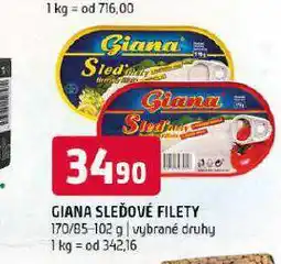 Terno Giana sleďové filety nabídka