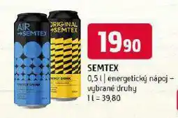 Terno Semtex energy drink nabídka