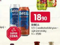 Terno Birell nealkoholické pivo nabídka