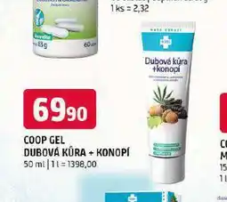 Terno Gel dubová kůra + konopí nabídka