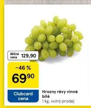 Tesco Hrozny révy vinné bílé nabídka