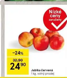 Tesco Jablka červená nabídka