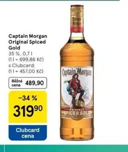 Tesco Captain morgan original spiced gold nabídka