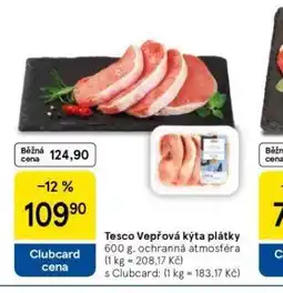 Tesco Vepřová kýta plátky nabídka