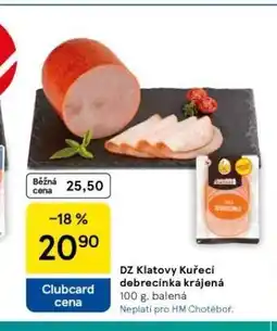 Tesco Kuřecí debrecínka krájená nabídka