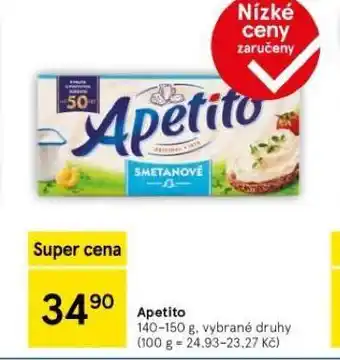 Tesco Apetito nabídka