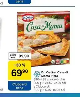 Tesco Dr. oetker casa di mama pizza nabídka