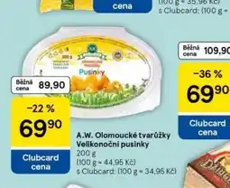 Tesco Olomoucké tvarůžky nabídka