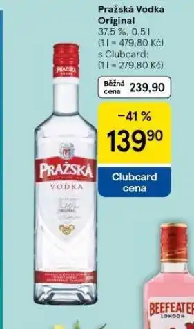 Tesco Pražská vodka original nabídka