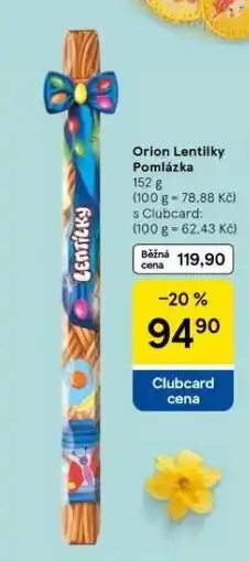 Tesco Orion lentilky pomlázka nabídka