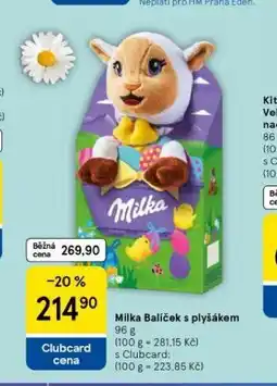 Tesco Milka balíček s plyšákem nabídka