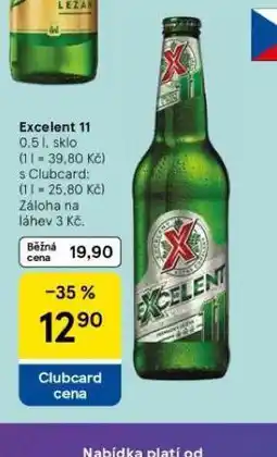 Tesco Pivo excelent 11 nabídka