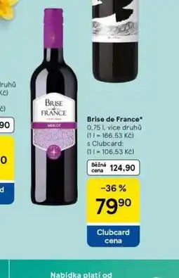 Tesco Brise de france nabídka