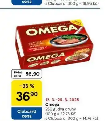 Tesco Omega nabídka