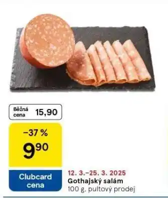 Tesco Gorhajský salám nabídka