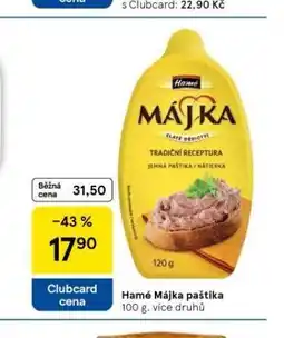 Tesco Hamé májka paštika nabídka