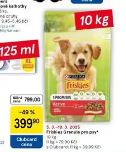 Tesco Friskies granule pro psy nabídka