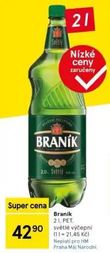 Tesco Pivo braník nabídka