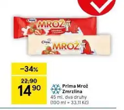 Tesco Prima mrož zmrzlina nabídka