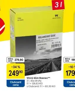 Tesco Vinný dům bzenec nabídka