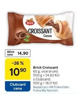 Tesco Brick croissant nabídka