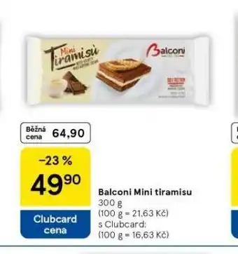 Tesco Balconi mini tiramisu nabídka