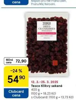 Tesco Klikvy sekané nabídka