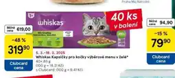 Tesco Whiskas kapsičky pro kočky nabídka