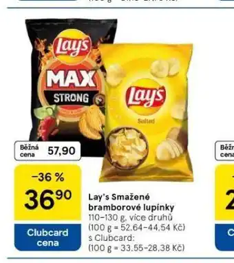 Tesco Lay´s smažené bramborové lupínky nabídka