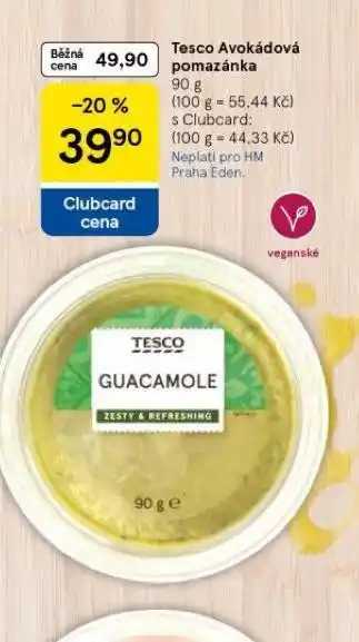 Tesco Tesco avokádová pomazánka nabídka