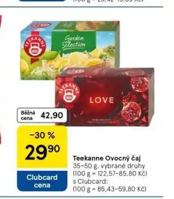 Tesco Teekanne ovocný čaj nabídka