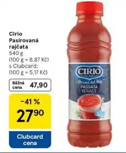 Tesco Cirio pasírovaná rajčata nabídka