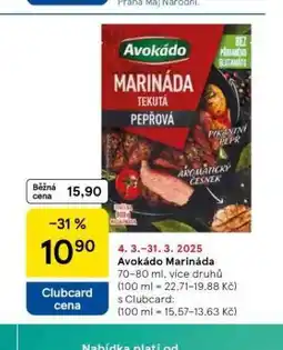 Tesco Avokádo marináda nabídka